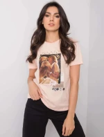 Dámské tričko PM TS SS20RX208.10 lososová - FPrice