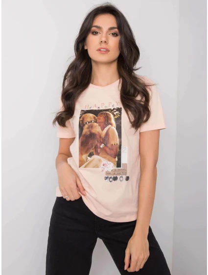 Dámské tričko PM TS SS20RX208.10 lososová - FPrice