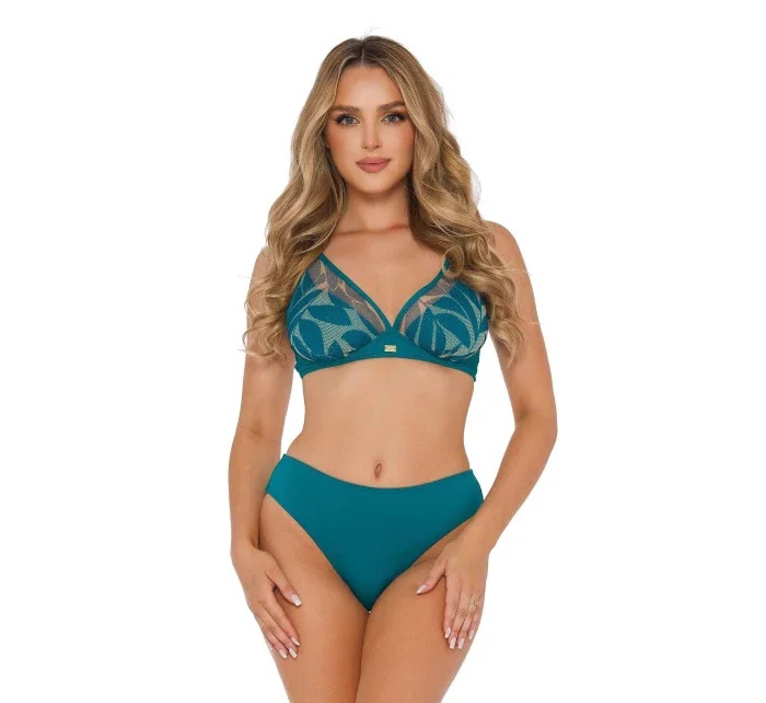 Dámské dvoudílné plavky Mystic 1 S115MS1 tm. zelené - Self Dámské dvoudílné plavky Mystic 1 S115MS1 tm. zelené - Self