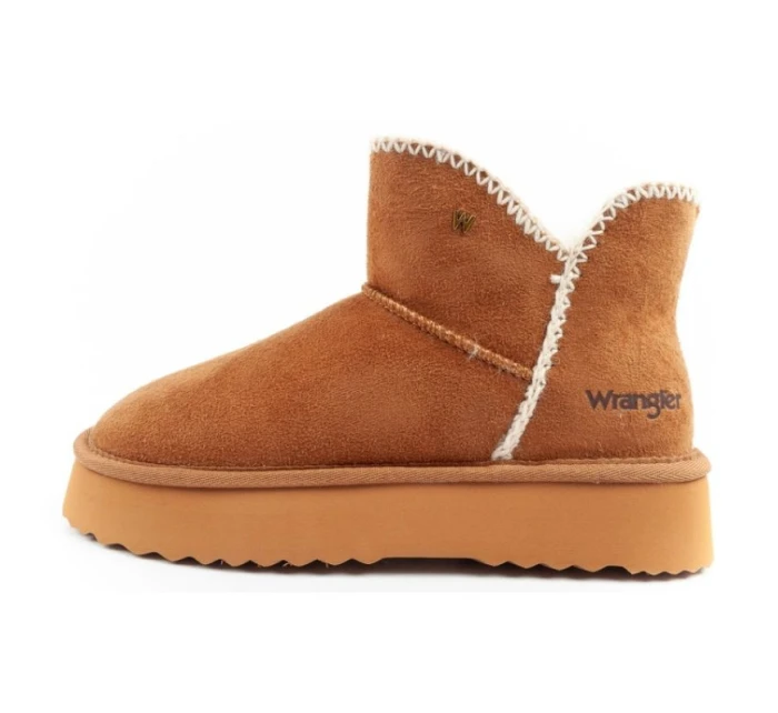 Zimní kotníkové boty model 21941172 Elsa hnědé - Wrangler