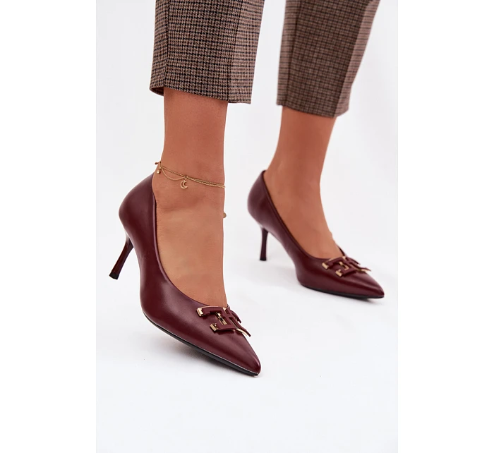 Lodičky na jehlovém podpatku model 225607 Step in style Lodičky na jehlovém podpatku model 225607 Step in style