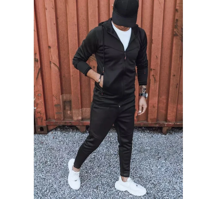 FashionStreet černá pánská tepláková souprava AX0620