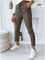 Dámské kalhoty LIZZY dark beige FashionStreet UY1775 Dámské kalhoty LIZZY dark beige FashionStreet UY1775