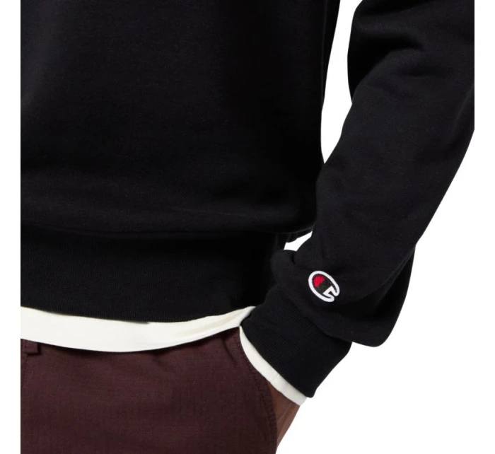 Pánská mikina Crewneck Sweatshirt black model 21813901 KK001 pánské - CHAMPION Pánská mikina Crewneck Sweatshirt black model 21813901 KK001 pánské - CHAMPION