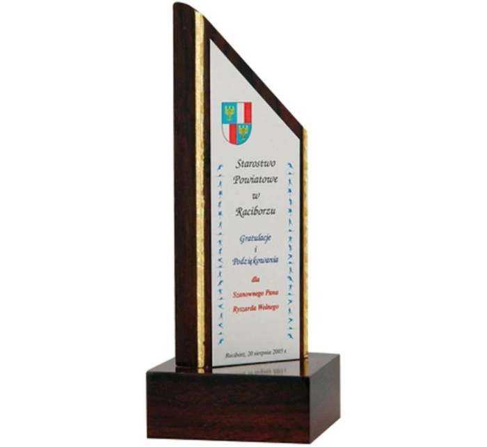 Gravírovaná plastová trofej