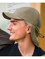 6 panelová kšiltovka s ochranou krku khaki model 22479259 - Atlantis Headwear 6 panelová kšiltovka s ochranou krku khaki model 22479259 - Atlantis Headwear