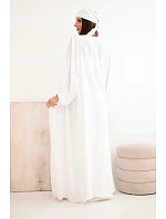 Dámský viskózový čtyřdílný komplet v boho stylu bílý Dámský viskózový čtyřdílný komplet v boho stylu bílý