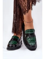 Lakované Kožené Dámské Mokasíny model 21691316 - VINCEZA