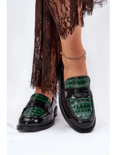 Lakované Kožené Dámské Mokasíny model 21691316 - VINCEZA