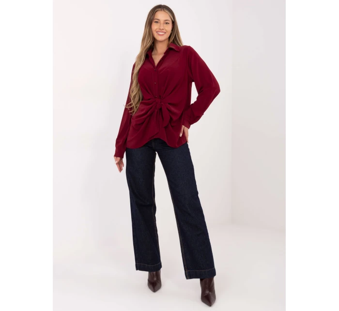 Košile IT KS 29053.69 bordó