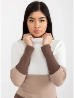 Halenka RV BZ model 17987236 bílá a hnědá - FPrice