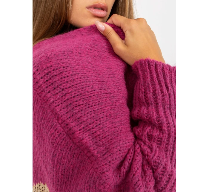 Svetr TW SW BI M2201.87 fuchsiová