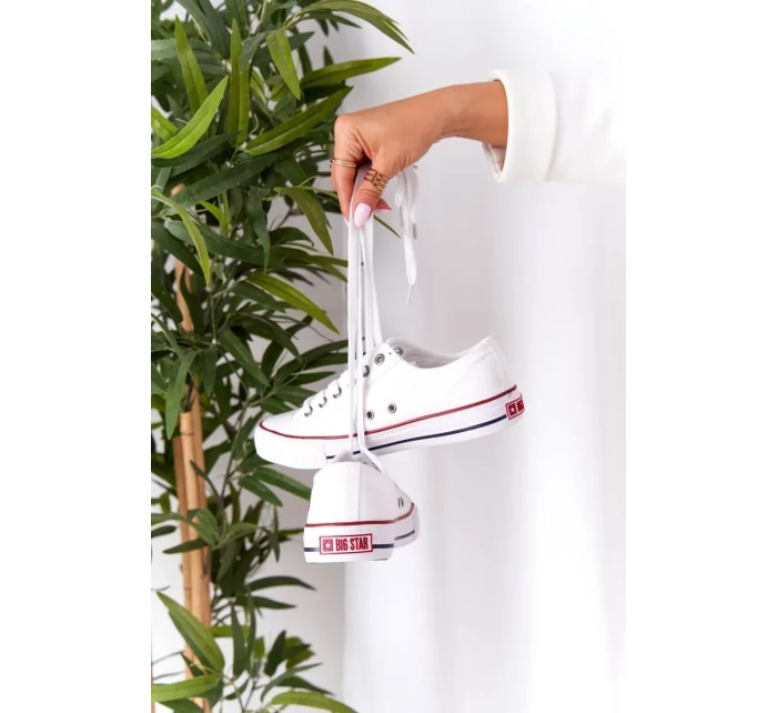 Dámké klasické tenisky Big Star - bílé Dámké klasické tenisky Big Star - bílé