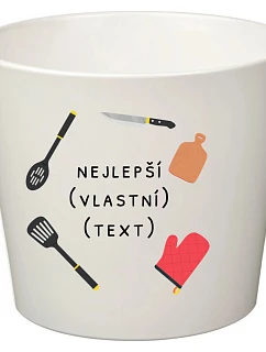Bílý keramický květináč - nejlepší v oboru - velký