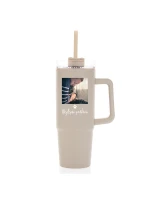 Personalizovaná termoska s průhledným víčkem - fotografie s mazlíčkem