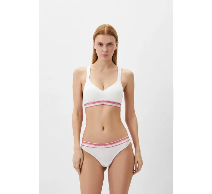 Dámské kalhotky 2Pack 163337 4R227 00010 bílé - Emporio Armani