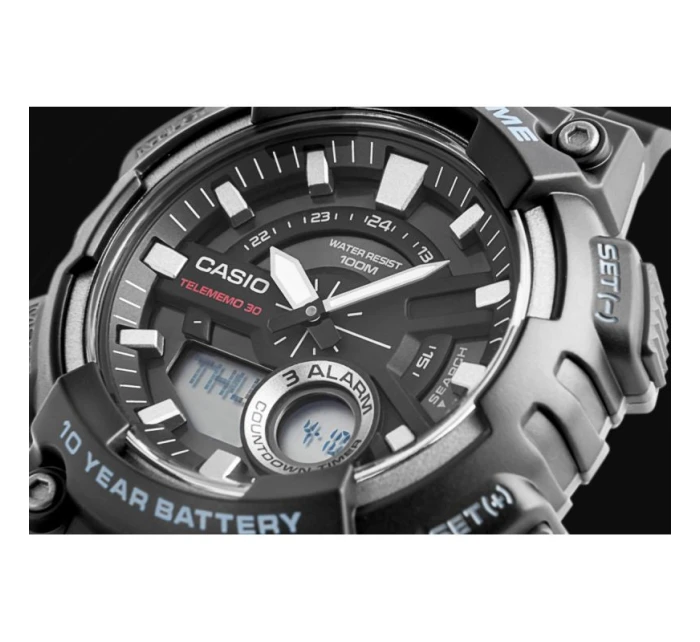 Pánské hodinky CASIO Gerton AEQ-110W-1AVDF + krabice Pánské hodinky CASIO Gerton AEQ-110W-1AVDF + krabice