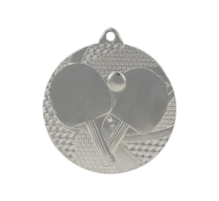 Stříbrná medaile - stolní tenis - ocelová medaile
