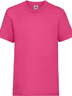 Fruit of the Loom Kids Valueweight T Dětské tričko 16.1033 fuchsia