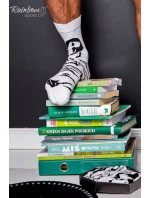 Duhové ponožky se   černá a bílá 2 páry model 21606867 - ZOOKSY/RAINBOW SOCKS