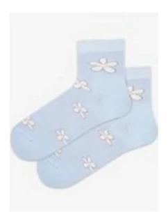 TENKÉ PONOŽKY BARVA 2-6 LET DÍVKY LEVANDULOVÁ 21-23