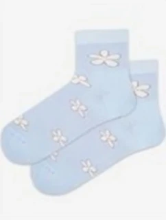 TENKÉ PONOŽKY BARVA 2-6 LET DÍVKY LEVANDULOVÁ 21-23