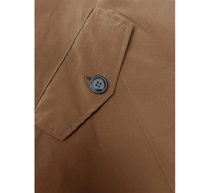 Dámská zimní bunda v karamelové barvě (M-R45) Dámská zimní bunda v karamelové barvě (M-R45)