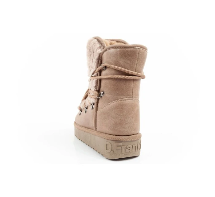 snow boots winter  brown high dámské model 21395346 - D.Franklin