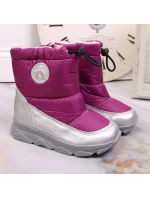 Jr zateplené sněhule fuchsiová model 17651407 - Kornecki