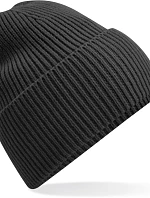 Beechfield B 384R Dlouhá pletená čepice s manžetou 53.384R charcoal