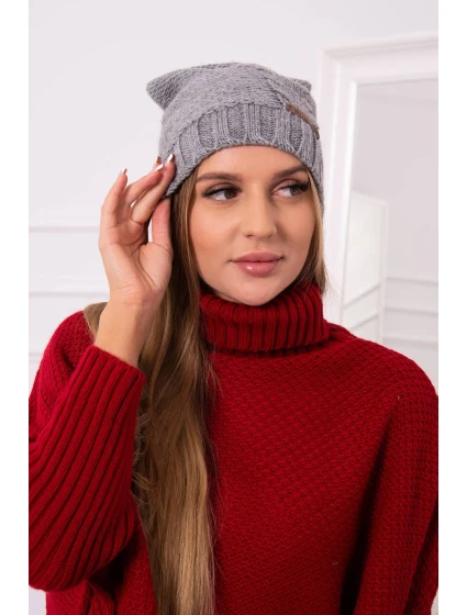 Fleecová čepice Ula K271 šedá Fleecová čepice Ula K271 šedá