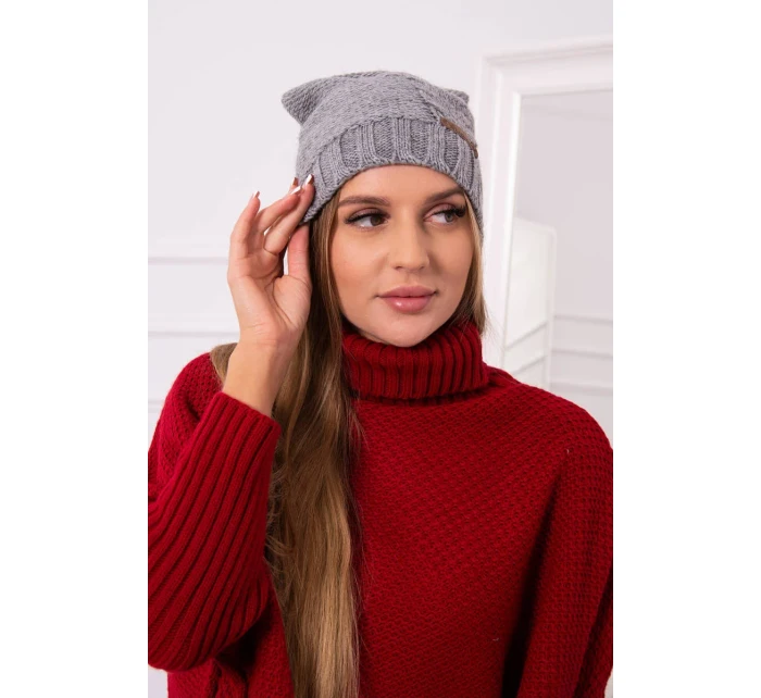 Fleecová čepice Ula K271 šedá Fleecová čepice Ula K271 šedá