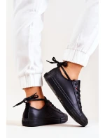 Nízké kožené Tenisová obuv Big Star JJ274006 Černé