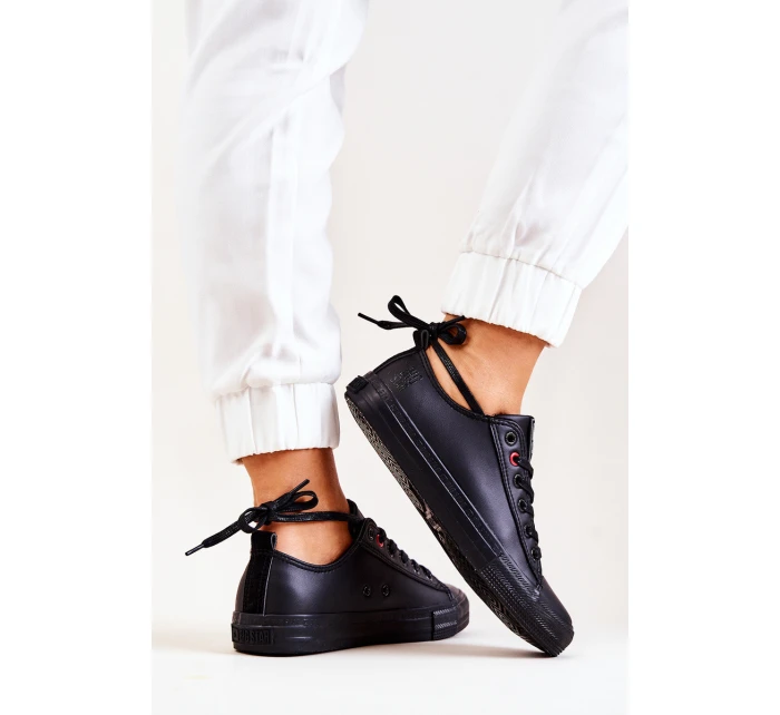 Nízké kožené Tenisová obuv Big Star JJ274006 Černé