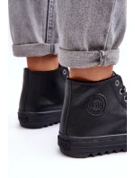 Dámské Tenisky Big Star Vysoké Zateplené Černé EE274110 Dámské Tenisky Big Star Vysoké Zateplené Černé EE274110