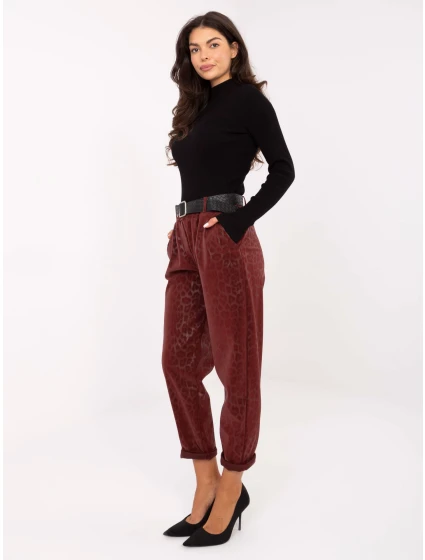 IT kalhoty SP 242976.29P bordó