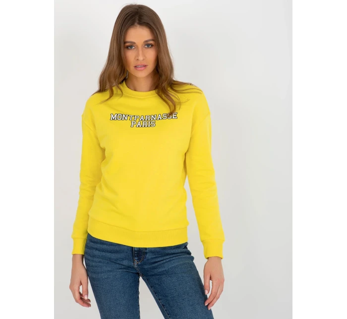 Dámská mikina MA BL 2202032 .82 žlutá - FPrice Dámská mikina MA BL 2202032 .82 žlutá - FPrice