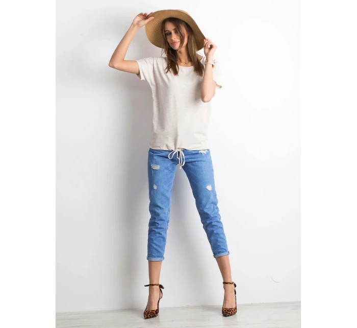 Tričko RV TS 4834.64P světle béžová