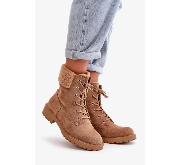 Dámské Zateplené Kotníkové Boty Workery Na Zip Hnědé Mivael Dámské Zateplené Kotníkové Boty Workery Na Zip Hnědé Mivael