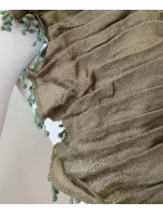 Dámská šála Leni 777 khaki - FPrice