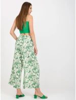 Kalhoty D73771M62237A světle béžové