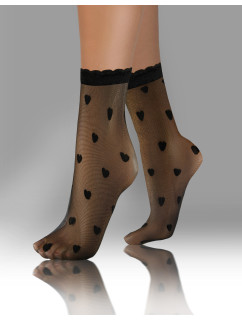 Sesto Senso Ponožky se vzorem Black 4