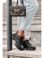 Robustní dámská sportovní obuv Tenisky Black Toderus