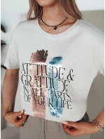 Dámské tričko MISTAL světle šedé FashionStreet RY2578