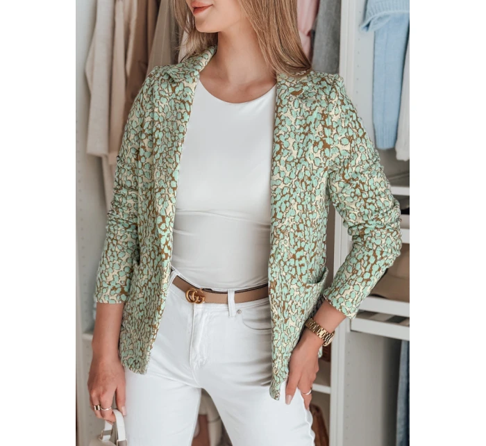 Dámská bunda do pasu MARABELL mint FashionStreet PY0128