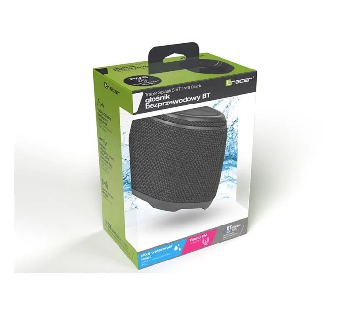 REPRODUKTOR TRACER TWS SPLASH S BLUETOOTH ČERNÝ REPRODUKTOR TRACER TWS SPLASH S BLUETOOTH ČERNÝ