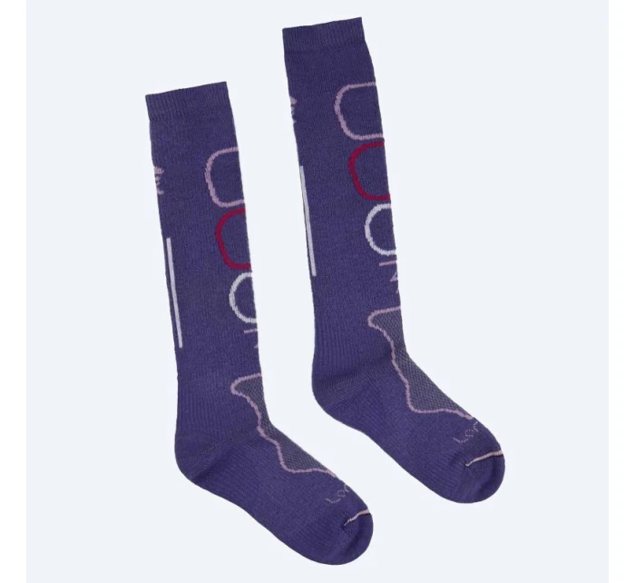 Třívrstvé dámské ponožky Lorpen Stmw 1158 fialové