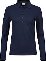 Tee Jays TJ 146 Dámské luxusní elastické piqué polo 18.0146 navy