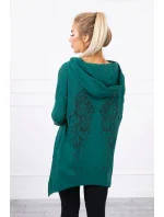 Mikina s potiskem model 21755704 zelená - K-Fashion