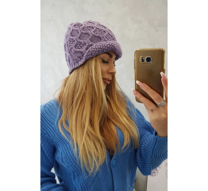 Roma fleecová čepice fialová model 18749873 - K-Fashion
